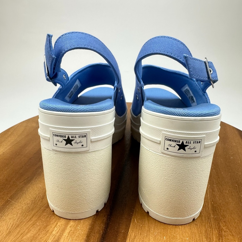 New Womens Vans Chuck 70 De Luxe Heel Slingback Blue Sandal Shoes Size 11 M NWOB - Picture 6 of 8